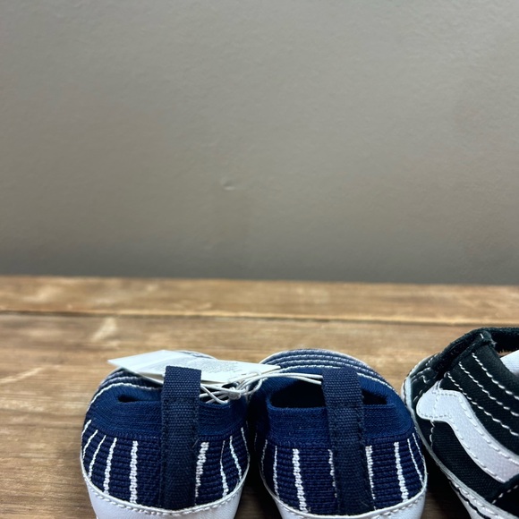 Polo Ralph Lauren, Vans and Old Navy Newborn 0-3 mo. Navy and Black Shoes Set - Picture 9 of 10